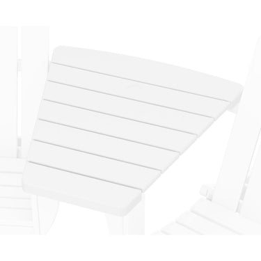 POLYWOOD Classic Series Angled Adirondack Connecting Table - White
